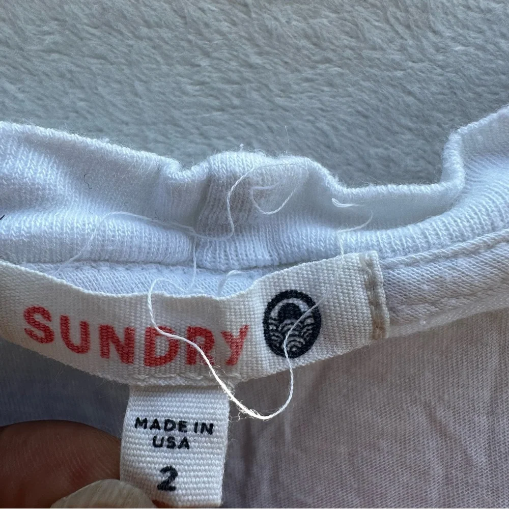 Sundry Sz Always Late Tee - Picture 3 of 6